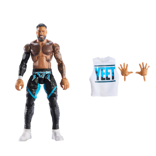 WWE Figura de Acción Elite Jey Uso azul