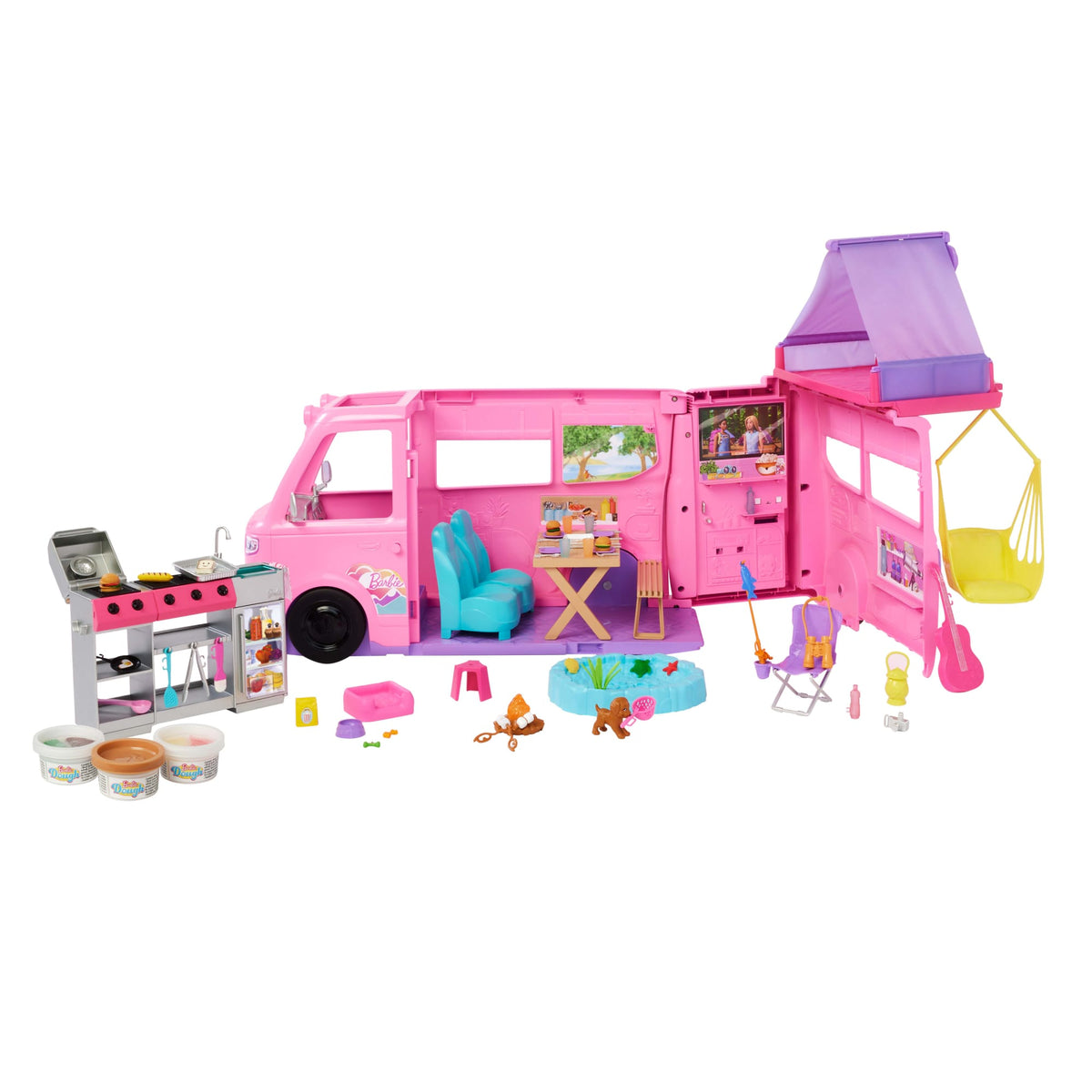 Barbie Vehículo para Muñecas Cámper de los Sueños