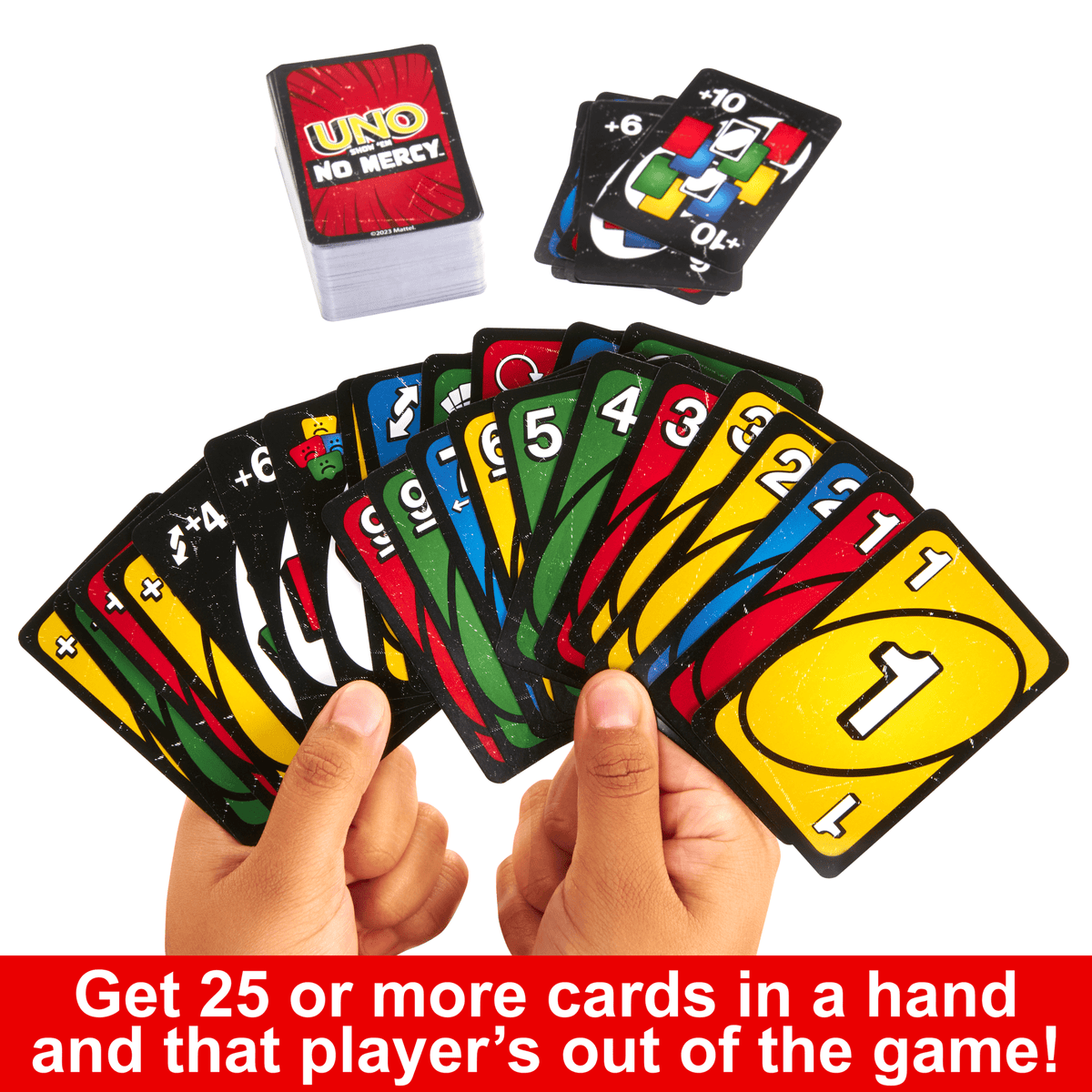 UNO Show ‘Em No Mercy Card Game For Kids, Adults & Family Night, Parties And Travel