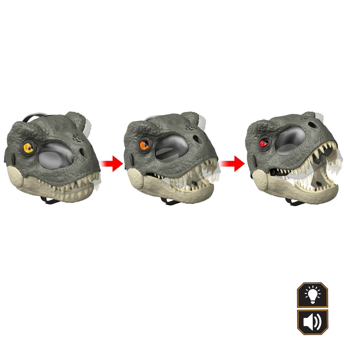 Jurassic World Brinquedo Rebirth Máscara Luxo