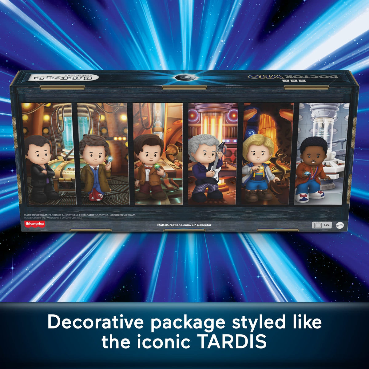 Little People Collector Doctor Who Tv Series Special Edition Set For Adults & Fans, 6 Figures