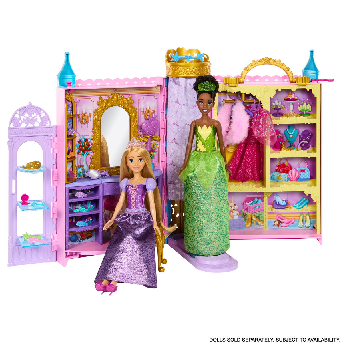 Disney Princess Ready For The Ball Closet With Fashions, Accessories, & Storage, Opens 2 Feet Wide