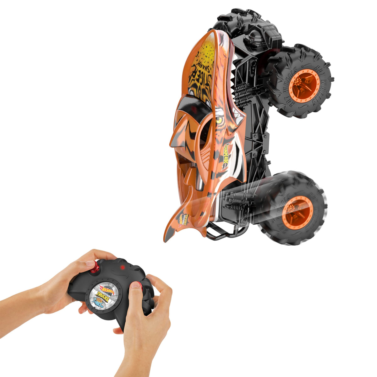 Hot Wheels Monster Trucks Vehículo a Control Remoto Auto Sorpresa RC Escala 1:24