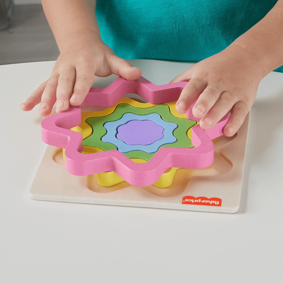 Fisher-Price Juguete para Bebés Rompecabezas Estrella de Madera
