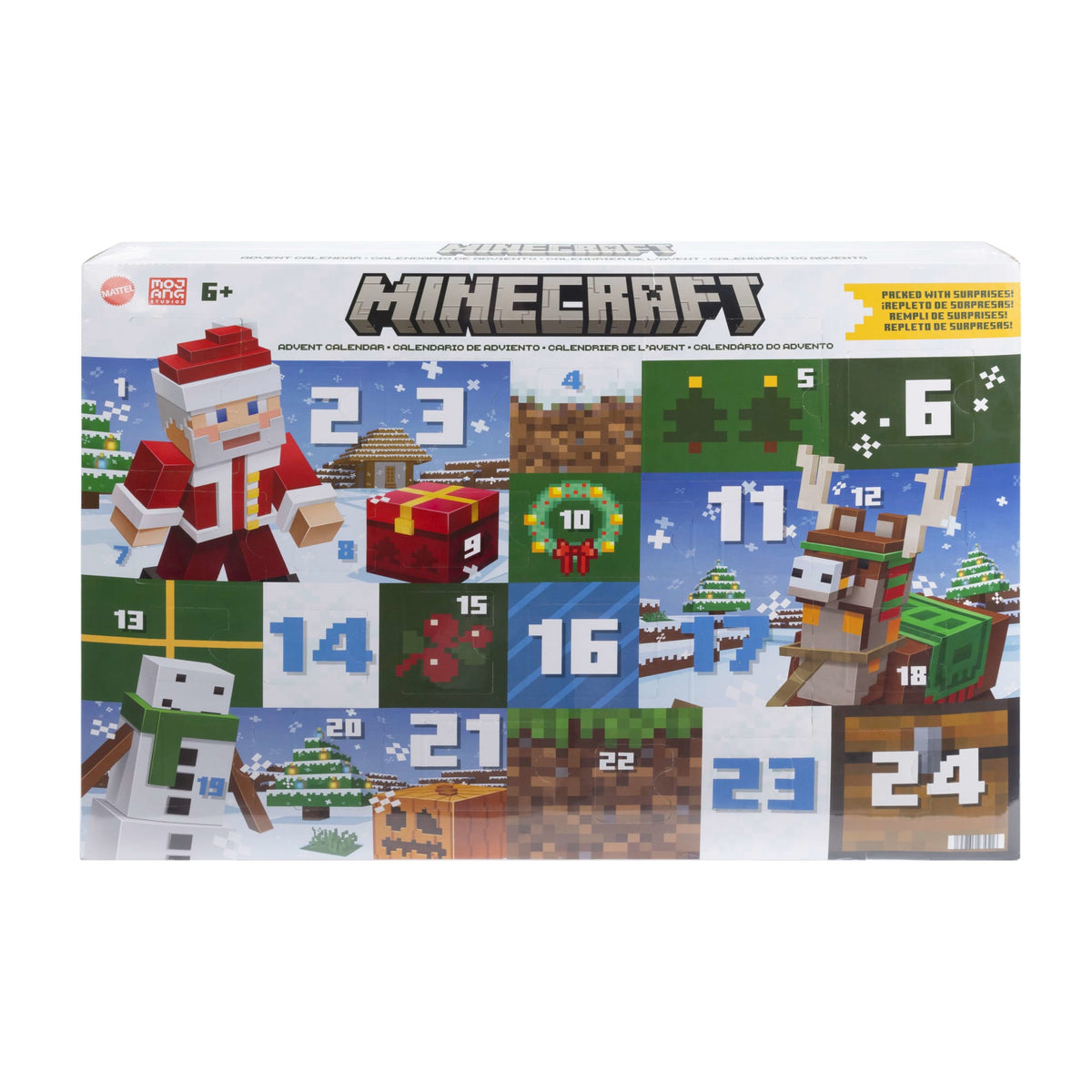 Minecraft-Calendrier de L’Avent-Figurines de 8,25Cm-17Accessoires