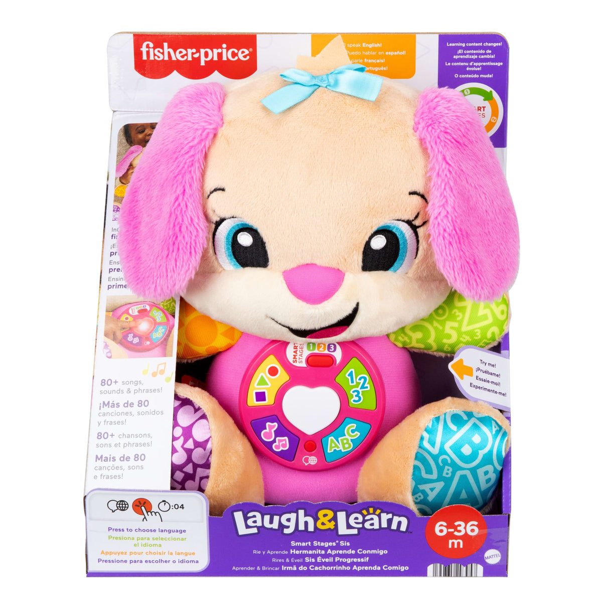 Fisher-Price  Rires et Éveil  Sis Éveil Progressif, Multilingue