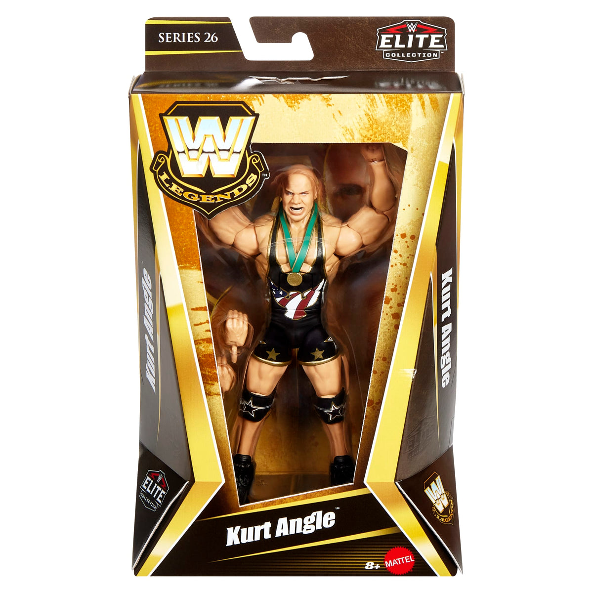 Wwe  Collection Elite  Legends  Série 26  Figurine  Kurt Angle