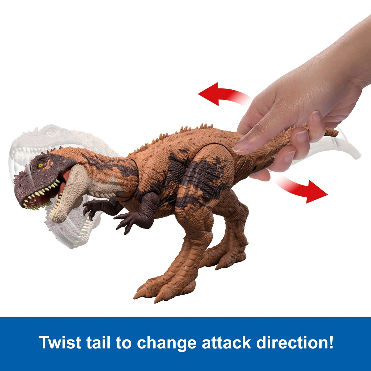 Jurassic World Chaos Theory Wild Roar Kryptops Action Figure, Strike Attack & Sound Dinosaur Toy