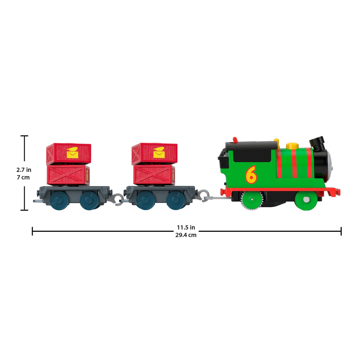 Thomas & Friends Percy's Cargo Run Motorized Toy Train & Track Set For Preschool Kids