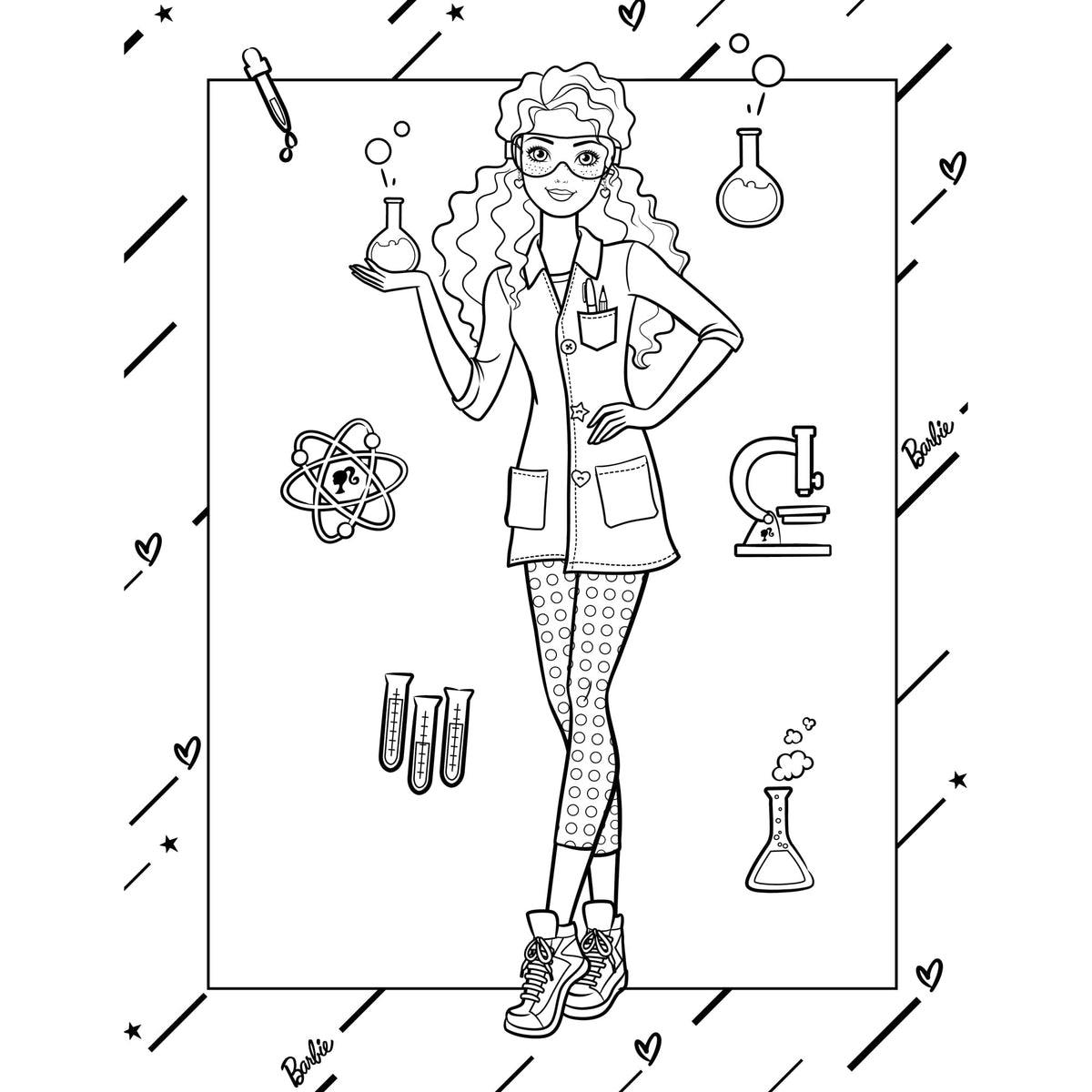 Barbie: Giant Coloring Book