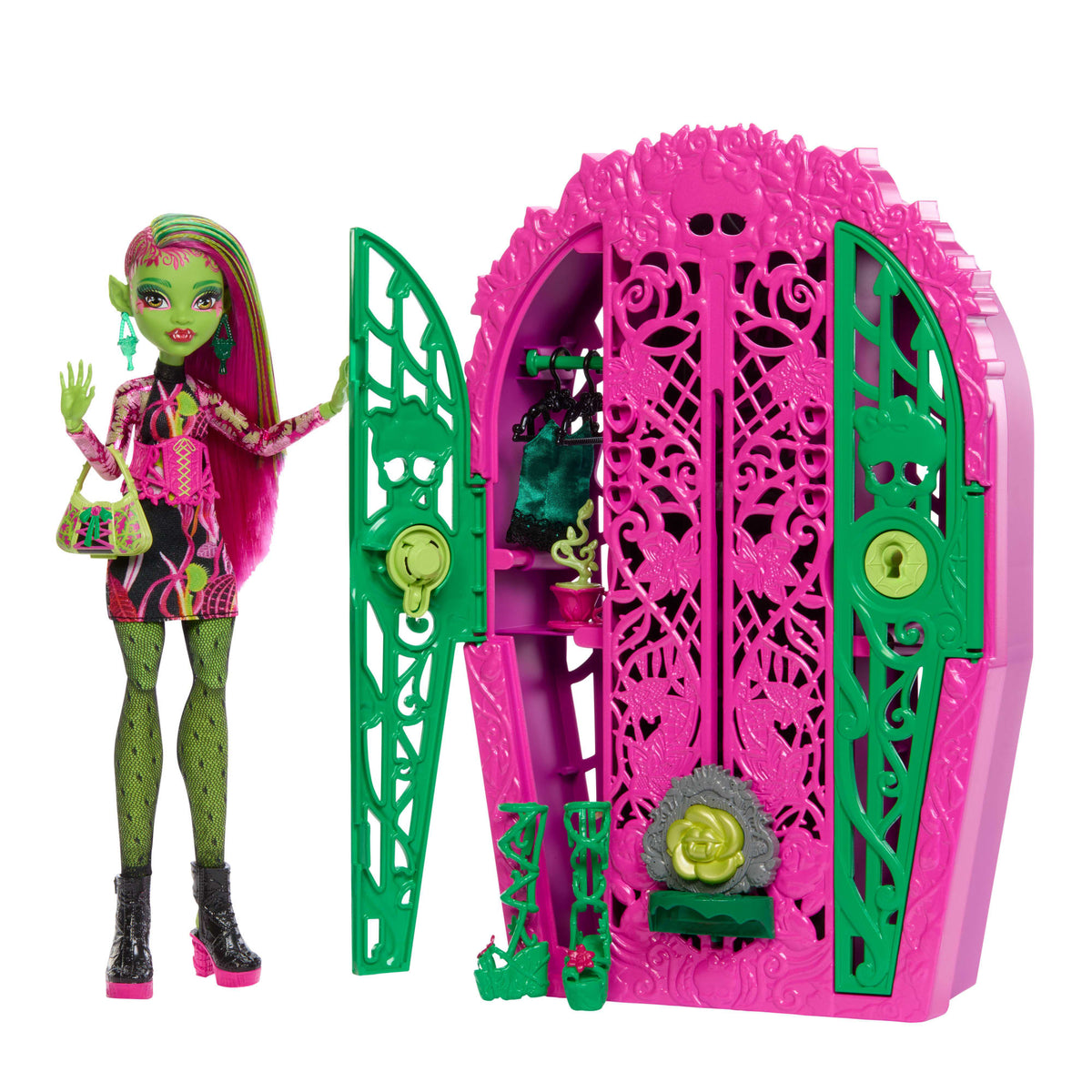 Monster High Boneca Skulltimate Secrets Garden Secrets Venus