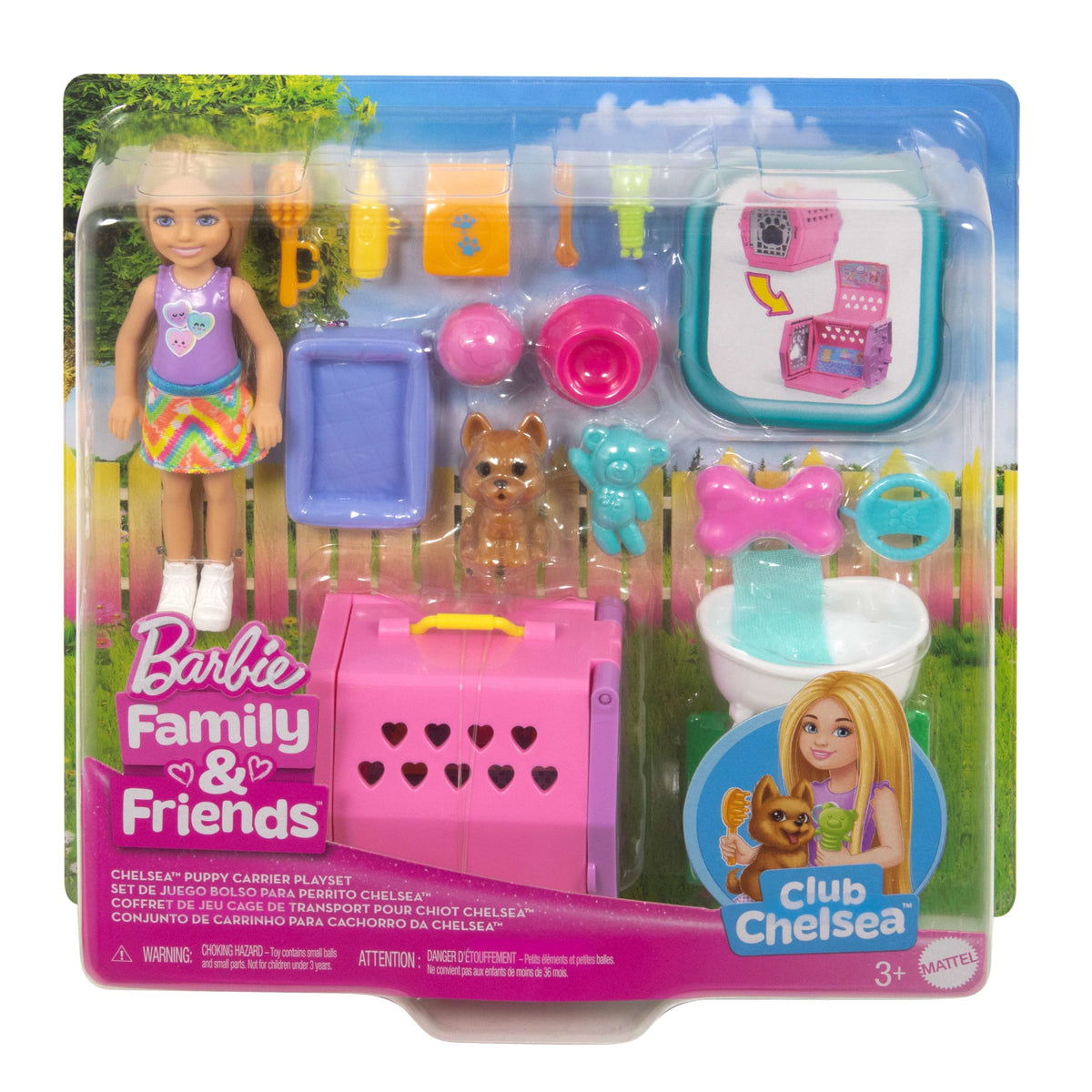 Barbie Set de Juego Chelsea Fiesta de Perritos